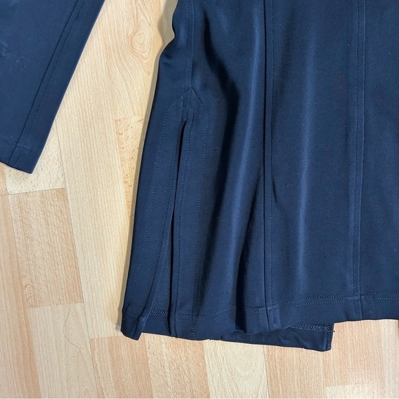 Tadashi Shoji Black Tailored Blazer with V-Neckline Medium Capsule Wardrobe - Picture 10 of 14